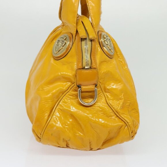GUCCI Tote Bag Enamel Yellow Gold 197019 Auth bs28709 - Picture 5 of 16